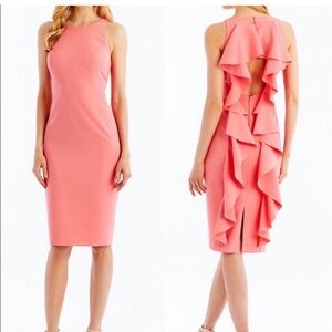 Nicole Miller Ruffle Back dress